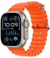 Apple Watch Ultra 2 GPS + Cellular, 49 мм, корпус из титана, ремешок Ocean оранжевого цвета - магазин гаджетов iTovari