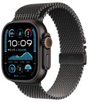 Apple Watch Ultra 2 GPS + Cellular, 49 мм, корпус из черного титана, ремешок Milanese черного цвета - магазин гаджетов iTovari