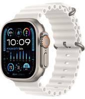 Apple Watch Ultra 2 GPS + Cellular, 49 мм, корпус из титана, ремешок Ocean белого цвета - магазин гаджетов iTovari