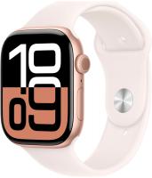 Apple Watch Series 10, 46 мм, корпус из алюминия цвета «розовое золото», спортивный ремешок цвета «румянец» - магазин гаджетов iTovari