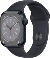 Apple Watch Series 8, 45 мм, корпус из алюминия цвета «тёмная ночь», спортивный ремешок цвета «тёмная ночь» - магазин гаджетов iTovari