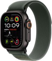 Apple Watch Ultra 2 GPS + Cellular, 49 мм, корпус из черного титана, ремешок Trail зеленого цвета - магазин гаджетов iTovari