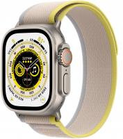 Apple Watch Ultra GPS + Cellular, 49 мм, корпус из титана, ремешок Trail желтого/бежевого цвета - магазин гаджетов iTovari