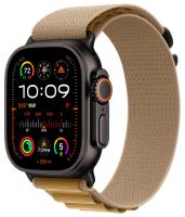 Apple Watch Ultra 2 GPS + Cellular, 49 мм, корпус из черного титана, ремешок Alpine цвета "загар" - магазин гаджетов iTovari