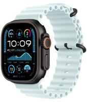 Apple Watch Ultra 2 GPS + Cellular, 49 мм, корпус из черного титана, ремешок Ocean цвета "ледяной синий" - магазин гаджетов iTovari