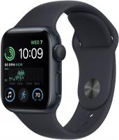Apple Watch SE 2022, 40 мм, корпус из алюминия цвета «тёмная ночь», спортивный ремешок цвета «тёмная ночь» - магазин гаджетов iTovari